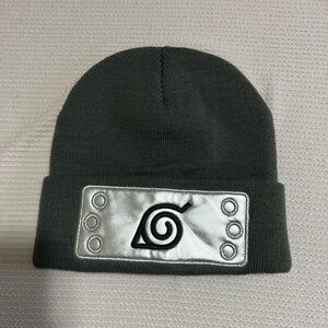 Men’s Naruto Dark Grey Beanie One Size Fits Most